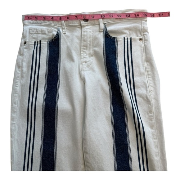 Frame Women's Baja Stripe Crop Mini Boot Jean - Size 28 - Picture 7 of 14